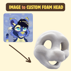 image to custom foam head